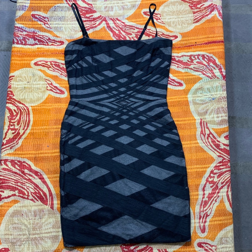 Robert Rodriguez Bodycon Dress Black Sz 2